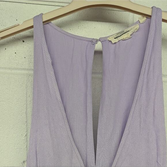 New Femme Ruffle Maxi long Dress Let Me Be forever that girl sz10 purple gown v - Picture 5 of 11